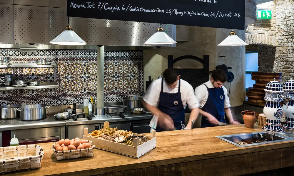 sabor el asador counter