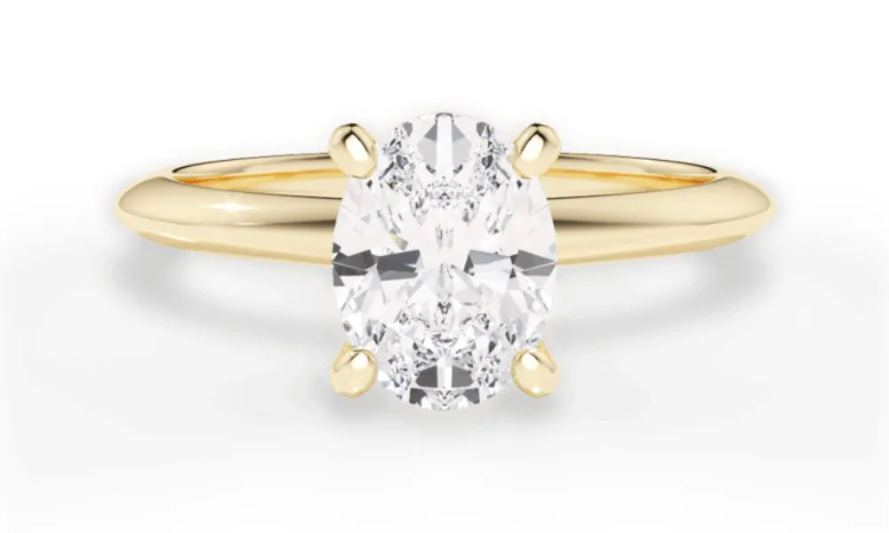 Simple solitaire ring