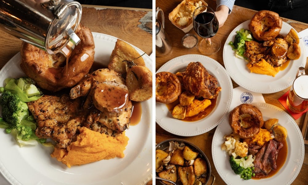 sunday roast at alberts schloss