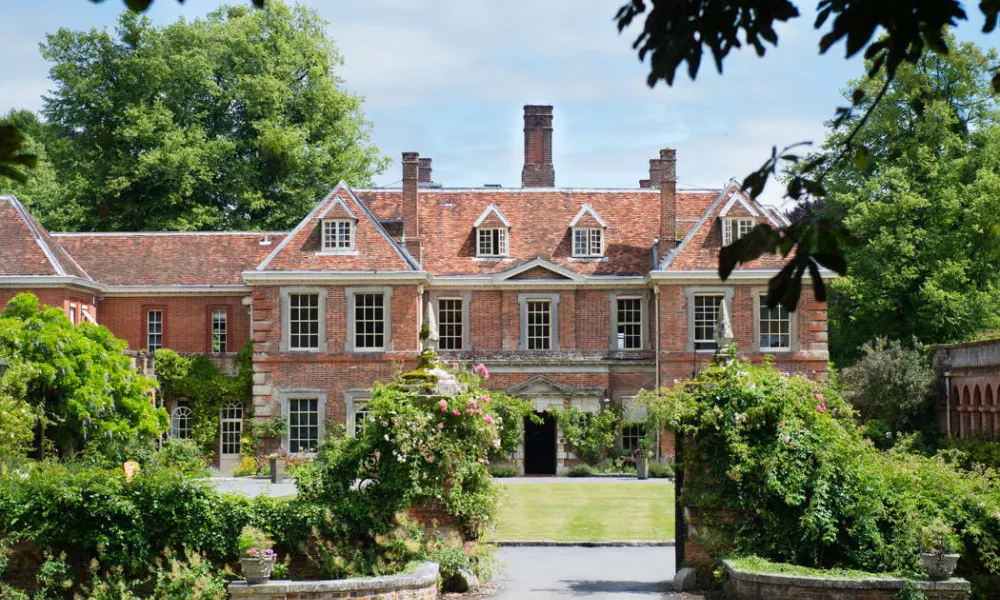 front of lainston house