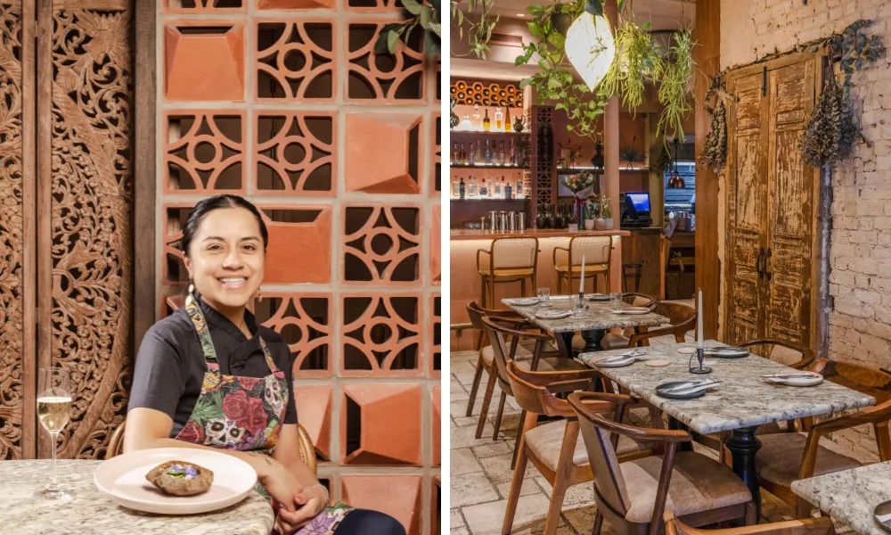 adriana cavita at restaurant cavita