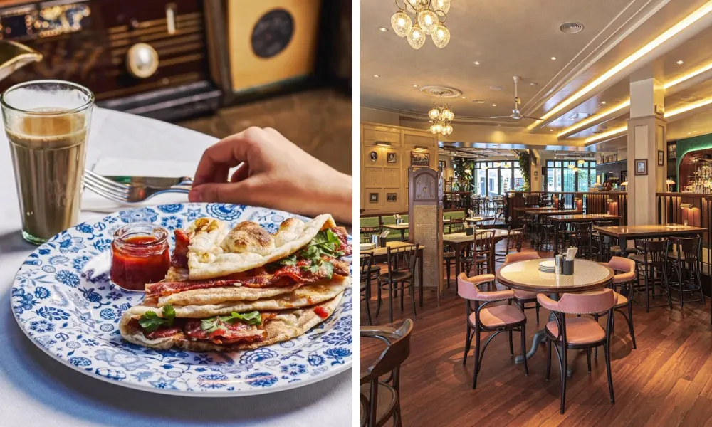 bacon naan at dishoom