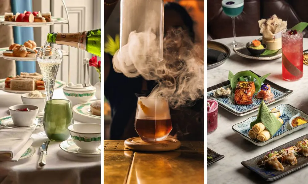 Afternoon tea at Cliveden House, Berkshire; cocktail making at Farzi, London; bottomless brunch at Tattu, Leeds.
