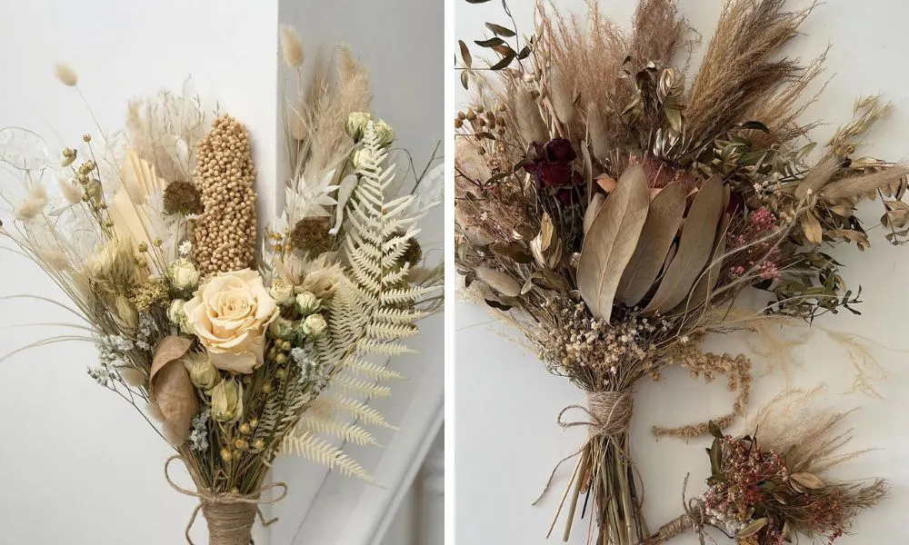 moody hued bouquet
