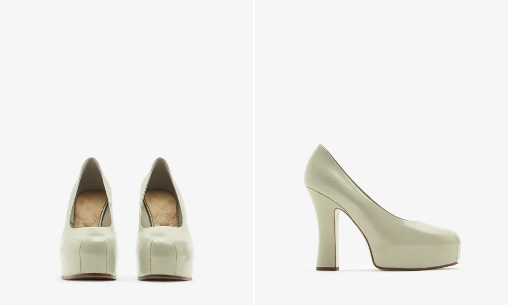 Burberry Leather Arch Pumps