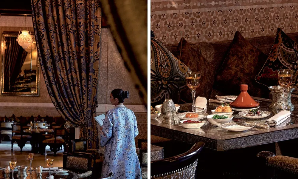 grande table marocaine at royal mansour
