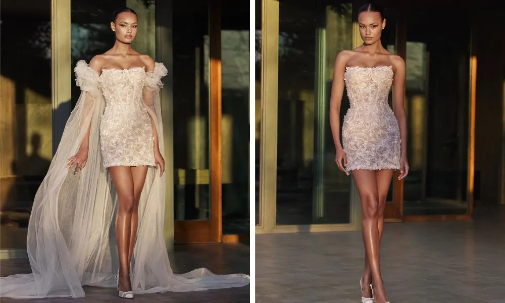The most stylish short wedding dresses to shop now