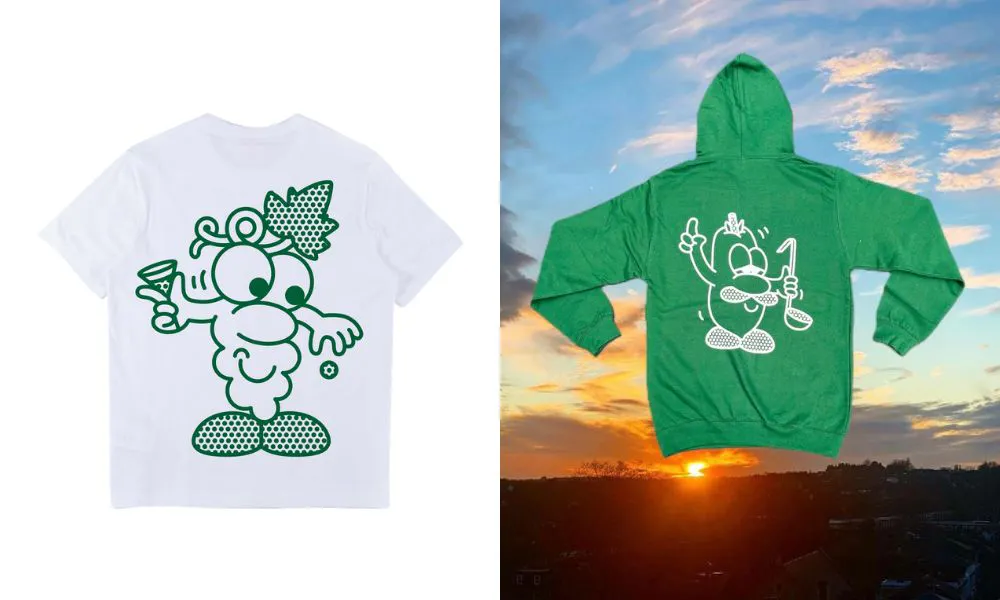 t shirt and hoodie
