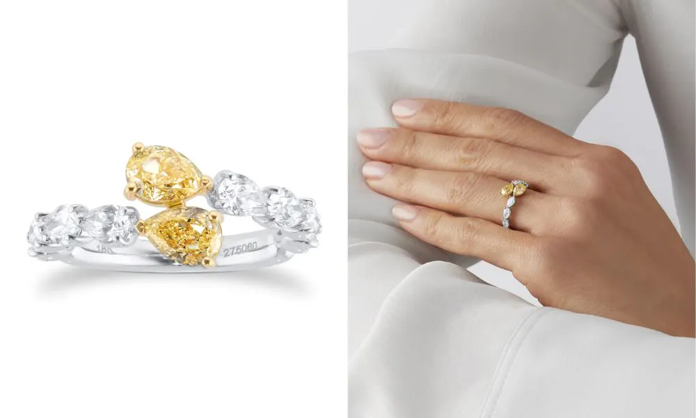 yellow diamond ring