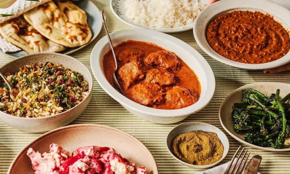 dishes at dishoom