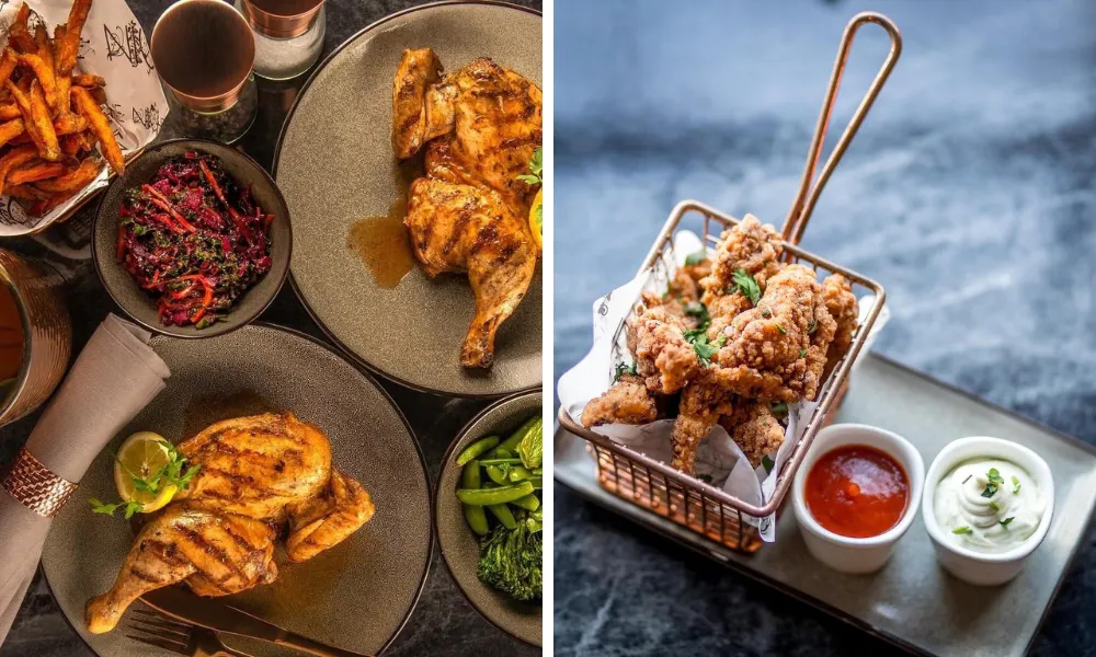 dishes at niche islington