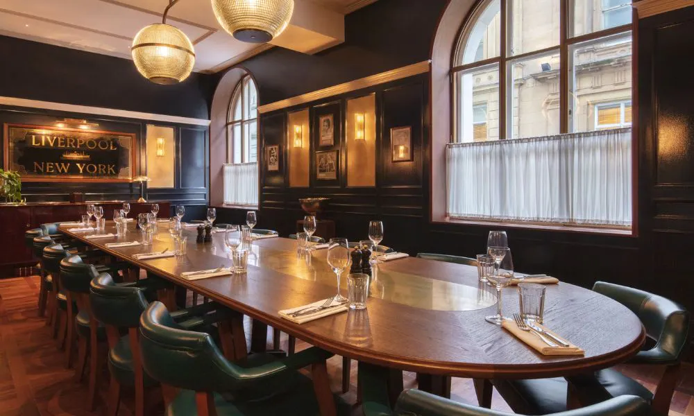 Private dining at Hawksmoor Liverpool