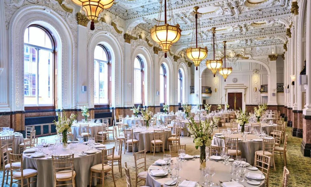 Ballroom private dinner gala event at The Grand Birmingham 