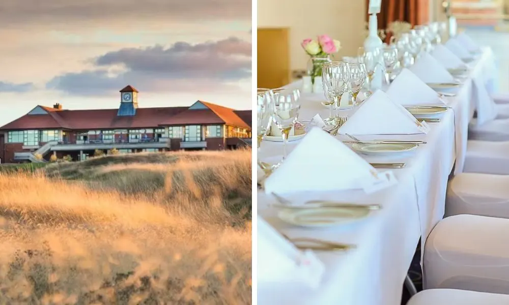 golf club and wedding breakfast