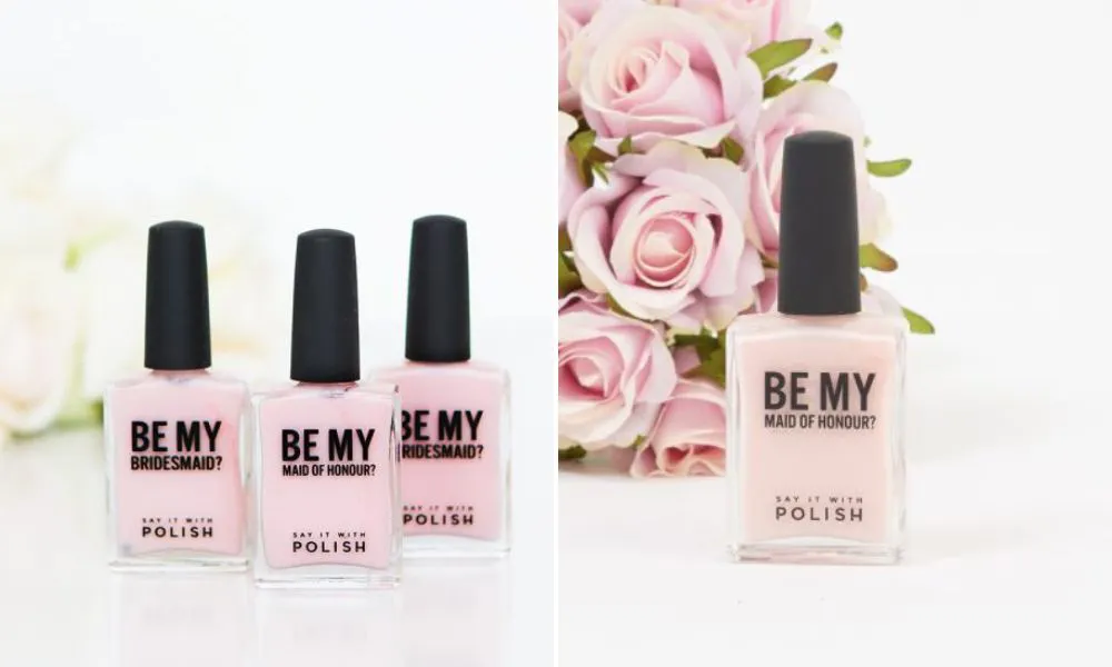pink nail polish