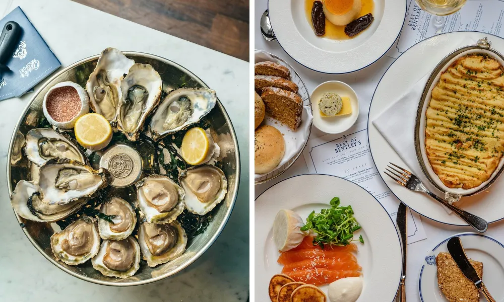 oysters at bentleys
