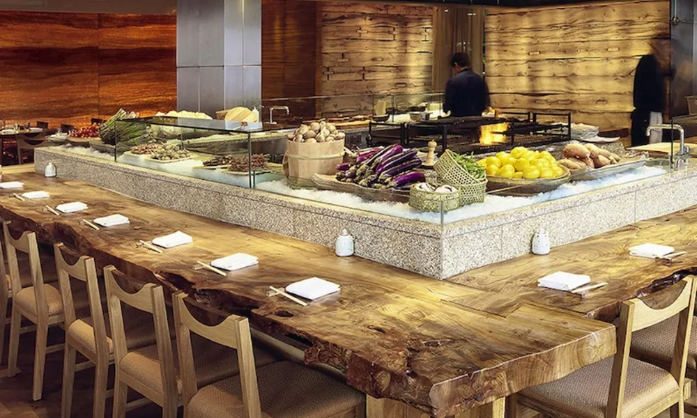 counter at roka charlotte street