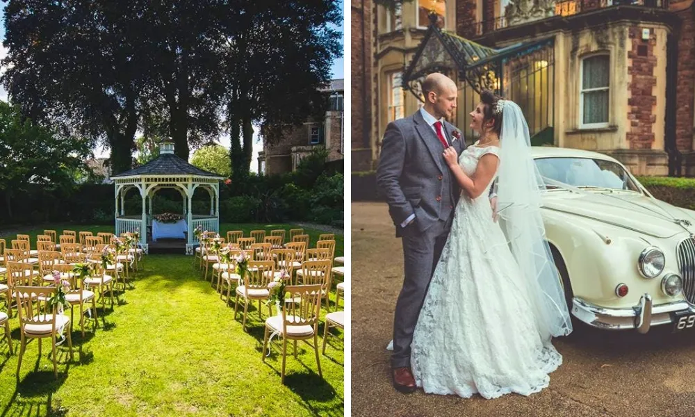 outdoor wedding in bristol