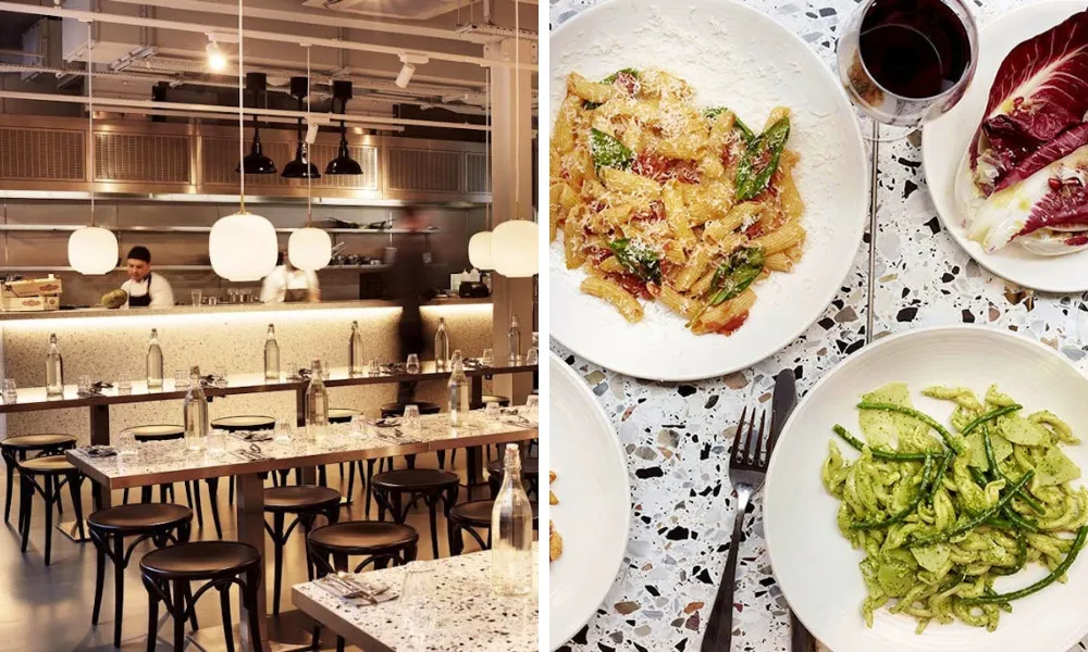 pasta dishes at pastaio