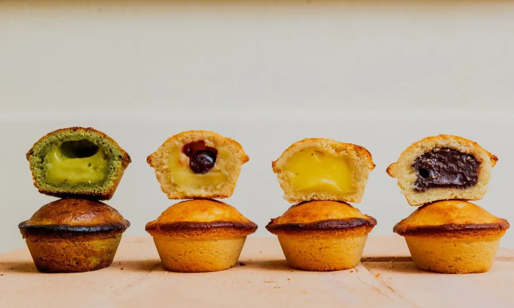 a selection of flavoured pasticciotto pies