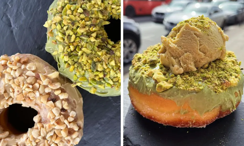pistachio doughnuts