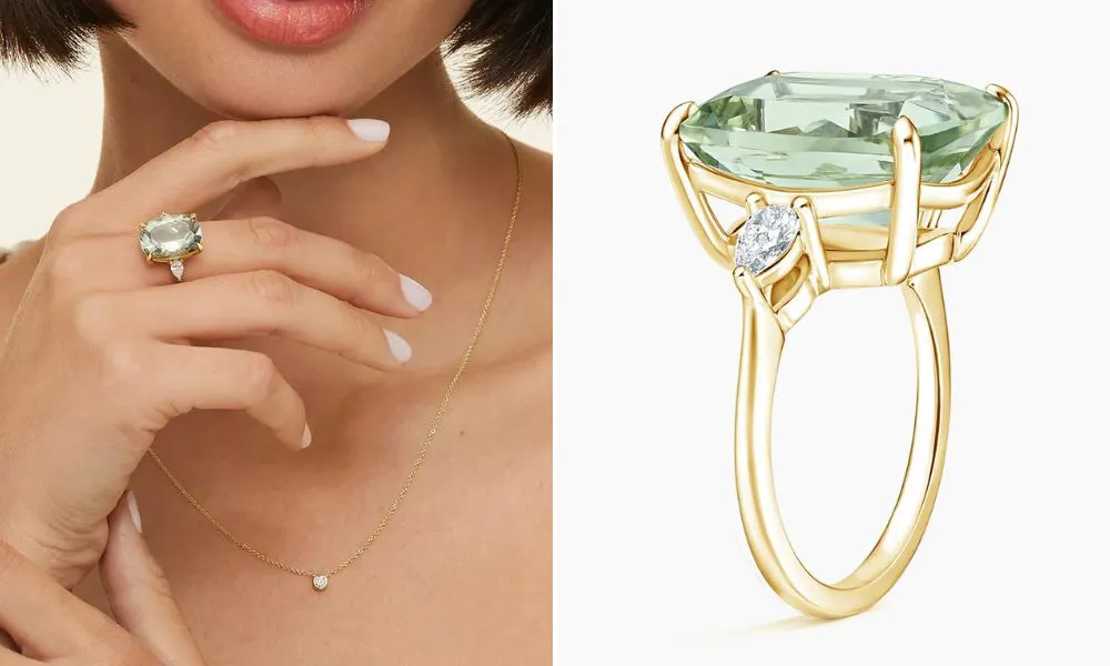 Best Brilliance Rebecca Moissanite & Gemstones Ring