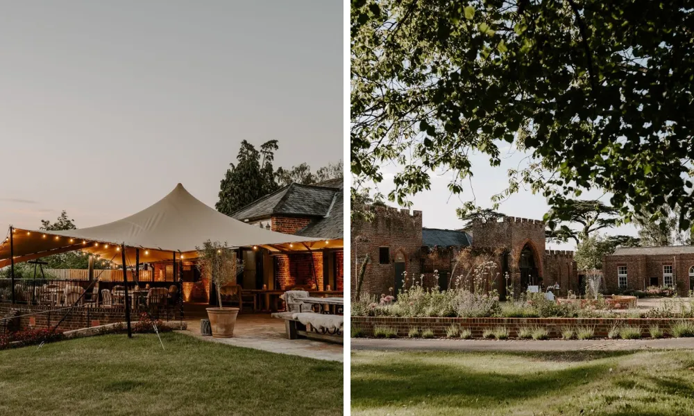 Outdoor weddings at Wasing Park