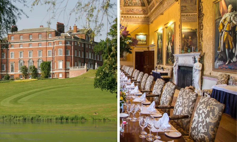August weddings at Brocket Hall Estate