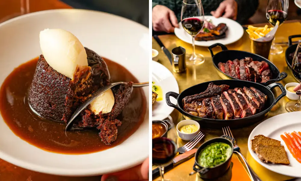 hawksmoor steaks and sticky toffee puddings