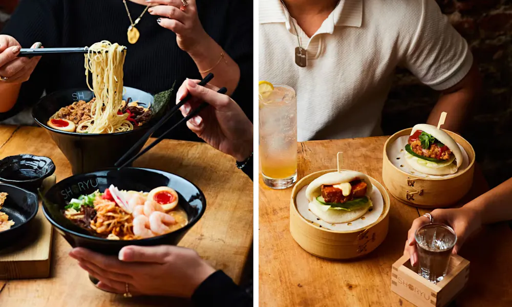shoryu ramen and bao buns