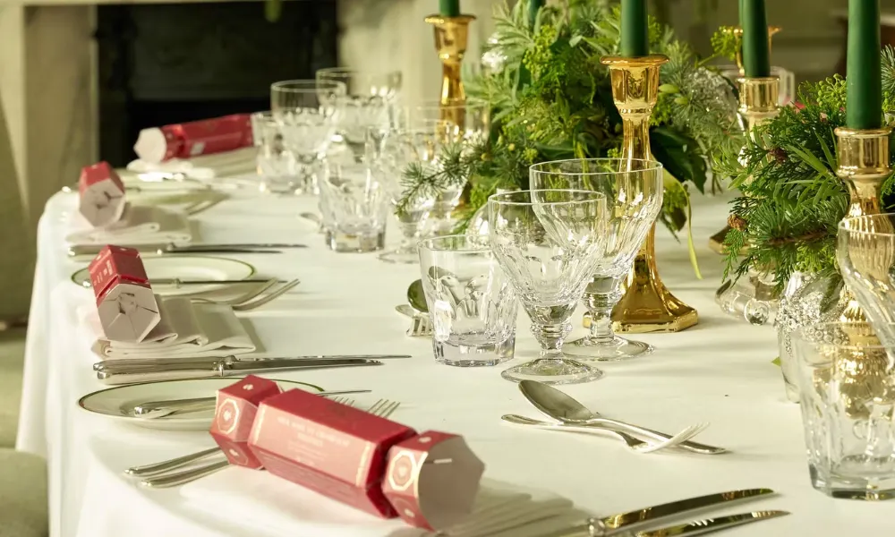 browns hotel christmas craker wedding favours