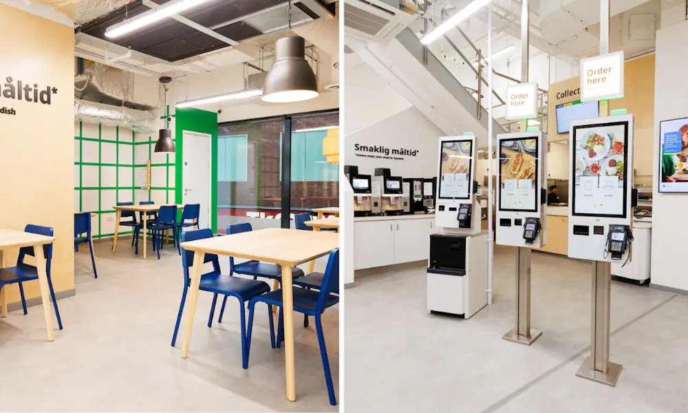 IKEA restaurant dining room