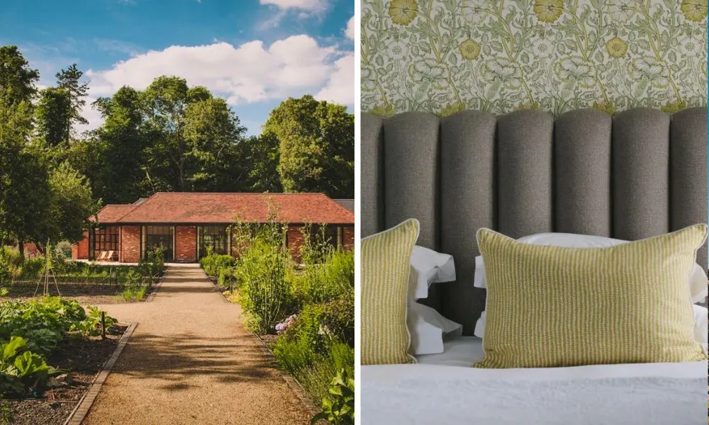 The walled garden at Hampton Manor