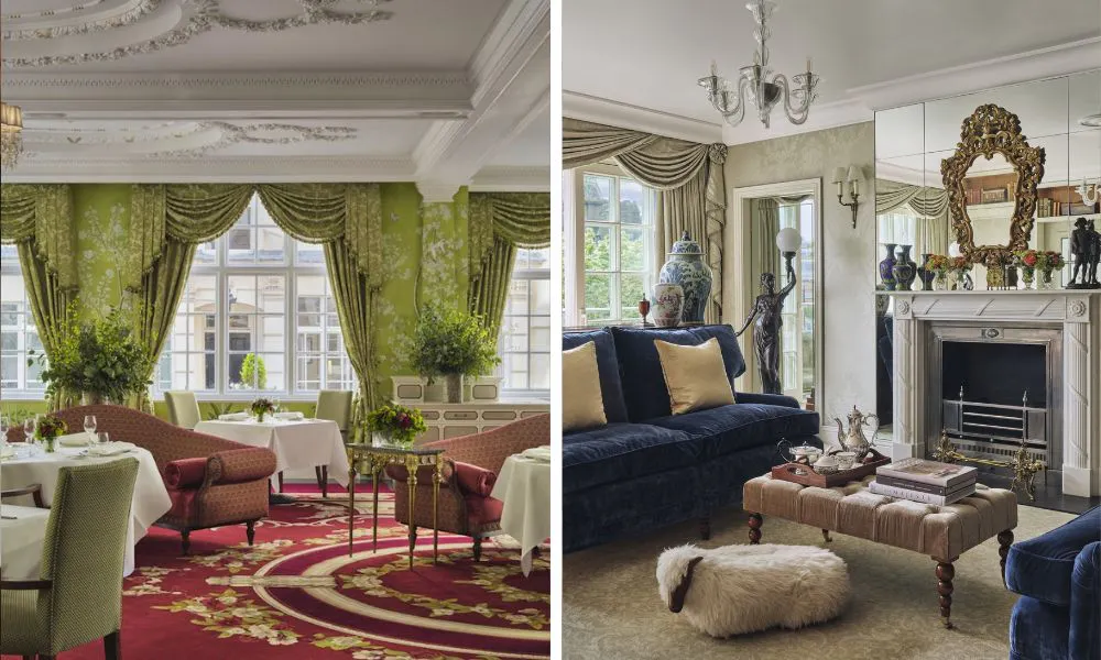 Renovated dining room at The Goring