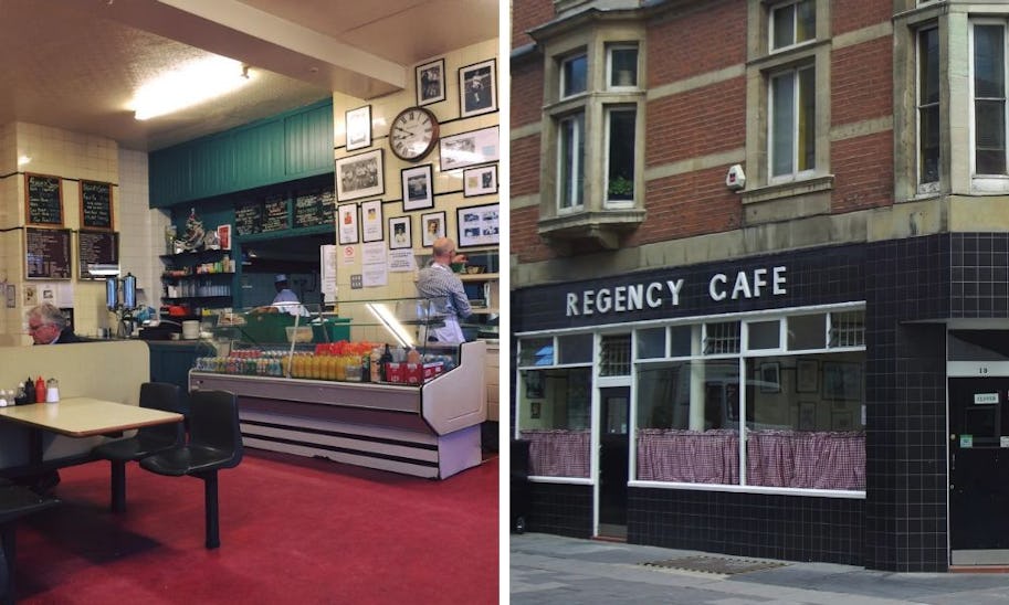 Westminster’s legendary Regency Cafe is up for sale for just £170,000