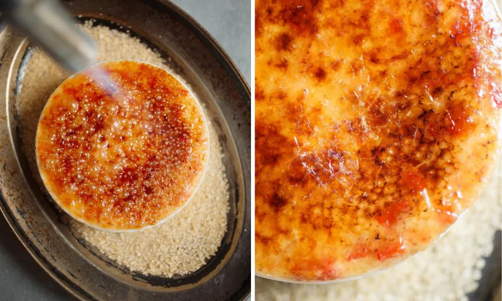 feta brulee at the barbary