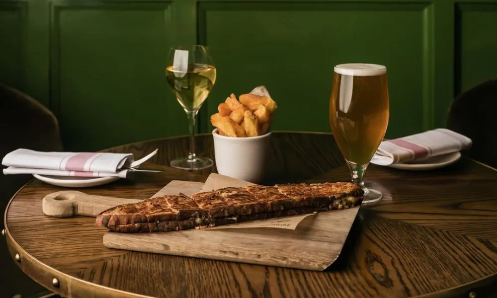cheese toastie at the wigmore