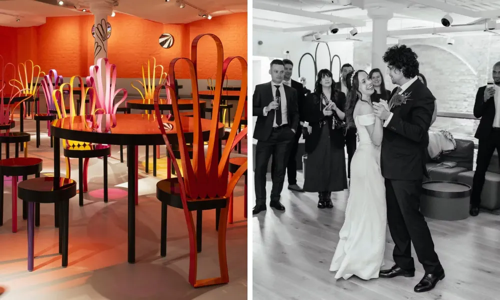colourful venue space 