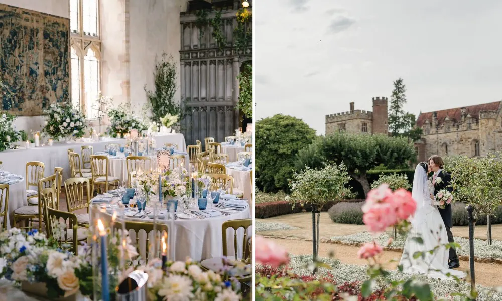 Dressed ceremony room at Penshurst Place