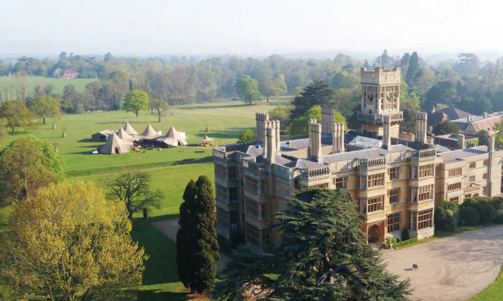 shuttleworth house from the air