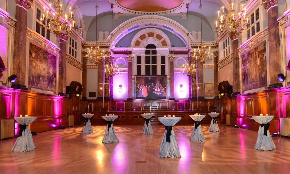 wedding reception at Chelsea Old Town Hall