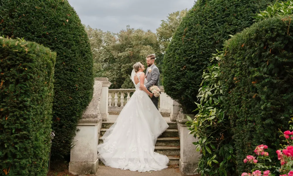 Couple in a garden