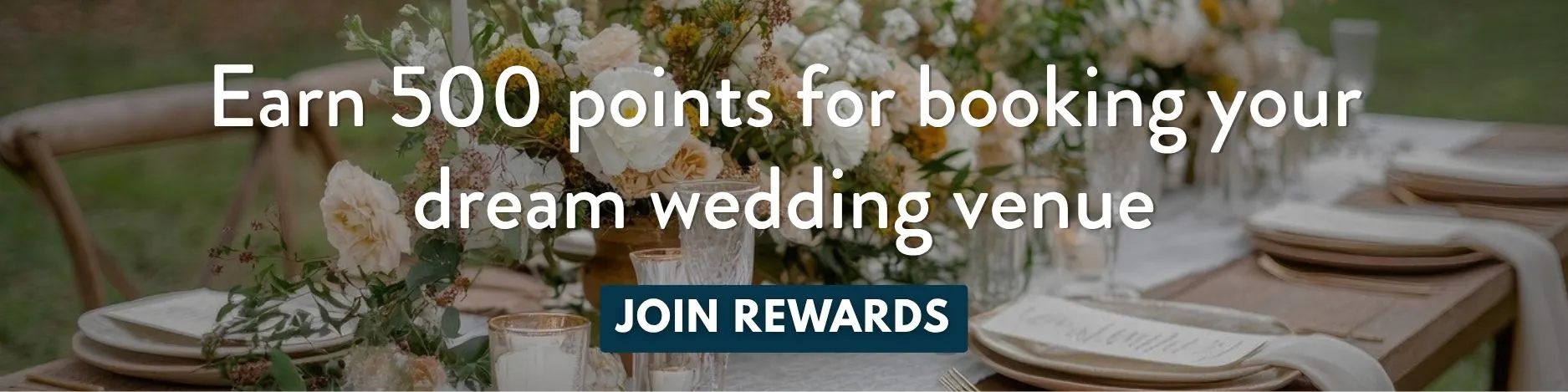 Earn Rewards when you book your wedding venue with SquareMeal