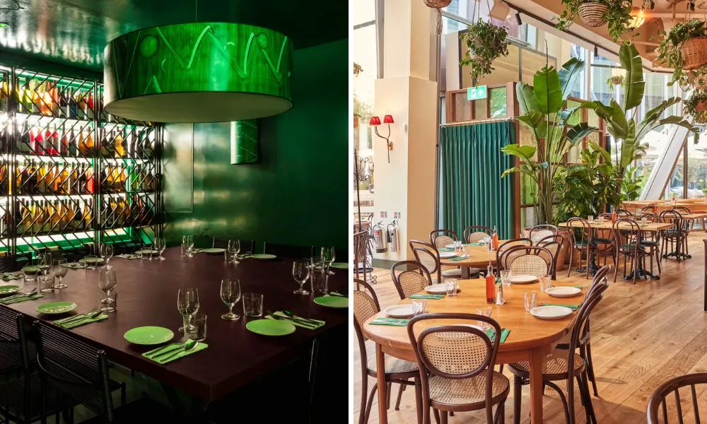 Bar Crispin and Casa do Frango private spaces