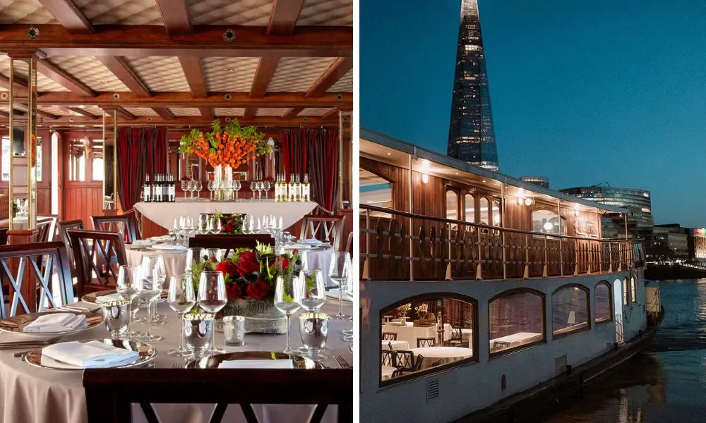Events on a boat at Thames Luxury Charters