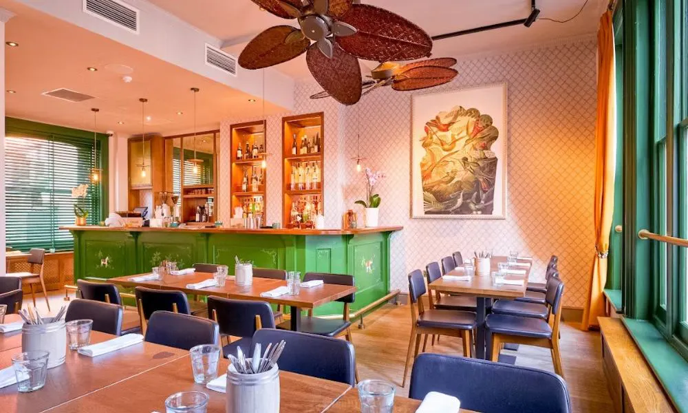 Cinnamon Bazar's colourful private dining room