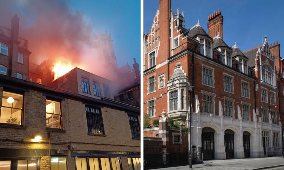 Valentine's Day blaze shutters celebrity London hotspot indefinitely