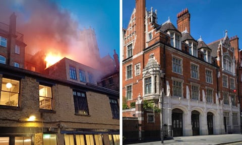 Valentine's Day blaze shutters celebrity London hotspot indefinitely