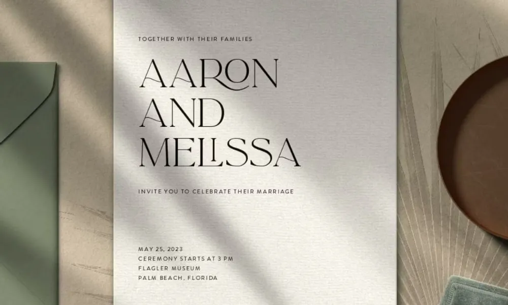 dgital wedding invitation