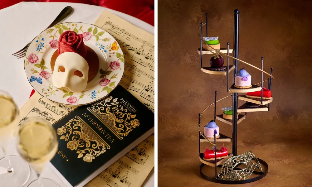 mask made of chocolate at afternoon tea